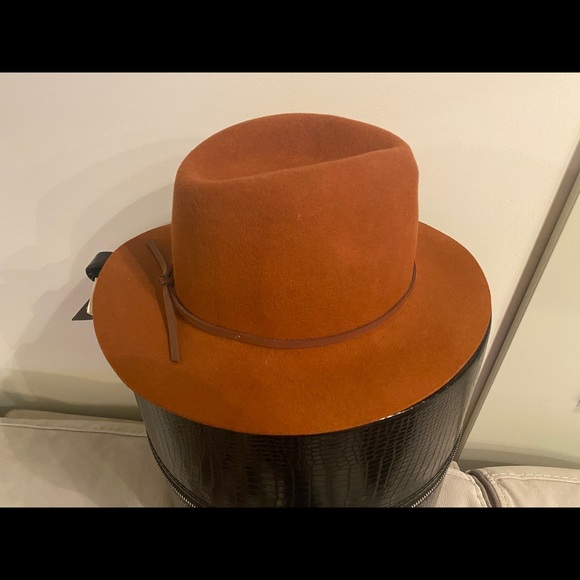Brixton Wesley Fedora hat in Rust (NWT) - Picture 9 of 10